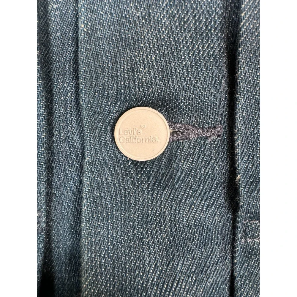 Levi's California Jacket Men's Large Blue Denim Indigo type 2